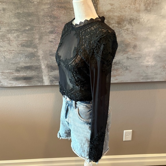 Women’s NWT Willow & Root Mesh Top - Picture 3 of 7